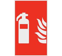 Metafranc 500040 Safety Sign Fire Extinguisher Symbol 250 x 150 mm Fire Extinguisher Safety Marking Commercial Marking