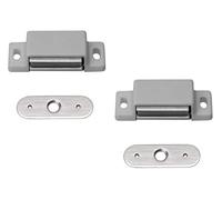 Metafranc Magnetic Catch - Fixed Counterplate - Easy to Assemble - Suitable for Furniture Doors & Flaps/Door Lock/Retaining Magnet/Furniture Catch, 361006