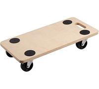 Metafranc Transport Roller, 200 kg, Plywood-board, PP Wheels, 590 x 290 mm, Holzfarbe
