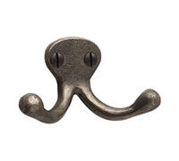 Metafranc Vintage ✓ Iron Hooks Antique ✓ High Quality ✓ Elegant and Decorative ✓ incl. mounting Material/Coat Hooks/Towel Hooks, Double Hook | 213771