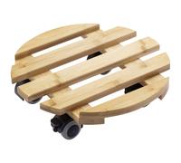 Metafranc WU0825330 Plant Caddy Bamboo 60kg Max Load 4 Casters