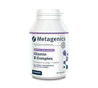 Metagenics High Strength Vitamin B Complex - Reduction of Tiredness and Fatigue - Supplement with Folate, Vitamin B6 + B12, Inositol & Choline - 90 Capsules