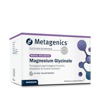 Metagenics Magnesium Glycinate - for Muscle Function & Energy - Easy to Swallow, Optimal Absorption & Digestion - 60 Coated Tablets