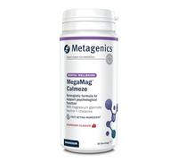 Metagenics MegaMag Calmeze Magnesium Powder - High Potency Magnesium Glycinate for The Reduction of Fatigue & Tiredness - Raspberry, 30 Servings