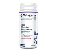Metagenics MegaMag Energen Plus Magnesium Glycinate Powder - for The Reduction of Tiredness & Fatigue - Raspberry - 30 Servings