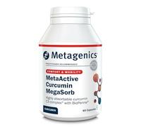 Metagenics MetaActive Curcumin MegaSorb - High Potency - with Black Pepper Extract - Helps Support Joints and Mobility - 60 Capsules