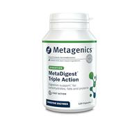 Metagenics MetaDigest Triple Action - Comprehensive Digestive Support with Plant Enzymes and Ginger Extract - 120 Capsules