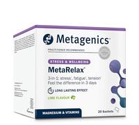 Metagenics MetaRelax - with Magnesium, Taurine & B Vitamins - Triple-Action Formula, for Energy and a Reduction of Tiredness and Fatigue - 20 Sachets