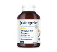 Metagenics Omegagenics - High Strength Omega-3 Pure Fish Oil Supplement - 1000mg EPA & DHA - 60 Capsules