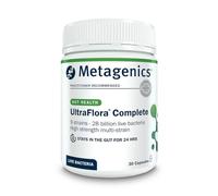 Metagenics UltraFlora Complete - 9-in-1 Multi-Strain Support with 28 Billion CFU - Live Bacteria, Vitamin D, B1 and B2 - Immune Support, Gut Health & Normal Mucous Membranes - 30 Capsules