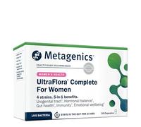 Metagenics UltraFlora Complete for Women - 5-in-1 Benefits - 4 Strains, 4 Billion - 30 Vegetarian Capsules