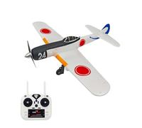 MetaHrystynx 1/16 Scale Remote Control Airplane, 2.4G 4CH EPP Fixed-Wing Realistic RC Aircraft Model with Barometric Altitude Hold, Three Flight Modes, 6-Axis Gyro, RC Plane for Beginners (RTF/White)