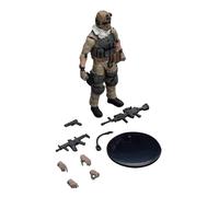 MetaHrystynx 1/18 Soldier Action Figure, Realistic Army Speicial Forces Soldier Model Set with Accessories Collectible Military Model, Gift for Boys