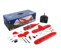 MetaHrystynx A300 RC Fixed Wing Airplane Model, 2.4G 5CH Brushless Scale 550mm Wingspan EPP Fixed Wing Aircraft with LED Light, 3D/6G Dual-mode Switching, Easy Control for Beginners (RTF/Red)
