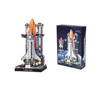 MetaHrystynx Aerospace Space Shuttle Model Building Block, MOC Rockets Model Building Bricks for Adults, DIY Creative Construction Kits, and Home Decoration, 2200 Pieces