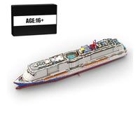 MetaHrystynx Cruise Ship Model Building Bricks Set, MOC Ship Construction Kits Toys for Adults, DIY Creative Block, and Home Decoration, 7379 Pieces+