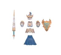 MetaHrystynx Medieval Royal Knight Weapon Pack Accessories Set, Include Lance, Helmet, Armor and Shield, 9 Pieces, MOC Weapon Accessories Compatible with Major Brands