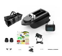 MetaHrystynx RC Bait Boat for Carp Fishing, V030 Smart Bait Boats with 800m Remote Control and 3kg Loading, GPS Positioning, Auto Cruise, LED Light, Handbag, RC Fishing Boat for Lakes