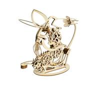 MetaHrystynx Wooden Mechanical Hummingbirds Model Puzzles for Adults, DIY Creative Handcrafted Wooden Bird Art Assembly Model Kit, Perfect for Home Ornament, 200+Pieces