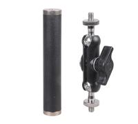 Metal 1/4" Female Thread Extension Holder 360 Degree for Action Camera Phone & Microphone Tripod Rod for Live Streaming Mic Mount Stock