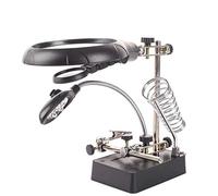 Metal 10 Times with LED Lights Multi-Function Motherboard Repair Workbench 5 Times HD Repair Station Mobile Phone Repair Lamp Hand-Carved Needed Selfless dedication