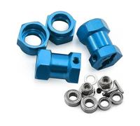 Metal 12mm Wheel Hex Hub Adapter 4Pcs For Tamiya DT02 DT-03 Frog 1/10 RC | RC Car Upgrades replace& Parts, metal hex hub adapters improve wheel fitment and stability Modification