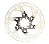 Metal 160mm Bike Disc Brake for rotor Six-Bolt Mount Metal 160mm | metal construction, rust resistant, high strength alloy, fits standard mounts, long lasting(160MM Black)