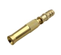 Metal 16mm Solid Brass Hose Nozzle Adjustable Twist Pressure Sprayer for Garden Hose/Car Wash and More Brass Hose Nozzle Sprayer