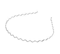 Metal 2/3 Layer Headbands Row Wire Headband For Womens Wedding Hair Band Elastic Metal Hairband For Girls