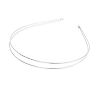 Metal 2/3 Layer Headbands Row Wire Headband For Womens Wedding Hair Band Elastic Metal Hairband For Girls Metal Headband Base Thick