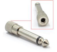kenable Metal 3.5mm Stereo Socket to 6.35mm Mono Jack Plug Adapter