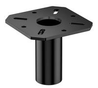 Metal 35mm Speaker Pole Adapter for DJ/PA Speaker Pole Mount - 4.13" x 4.13" Speaker Mount Adapter with Screws for Easy to Install Speaker Stand Top Hat for 35mm Pole Adapter, 1 Pack