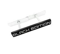 Metal 3D Car Styling Black Edition Emblem Rear Trunk Badge Mudguard Sticker Body Decal Head Grill Badge Chrome Car Accessories(1 Grille)