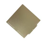 Metal 3D Printer Printing Platform with Textured PEI Layer | Textured PEI Layer for PETG and ABS, Rounded Corner Plate Shape, Gentle Bending After Cooling for Print Removal