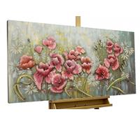 Metal 3D Relief Image 'BLOSSOMED' | Wall art | Decor 47x24x2inches