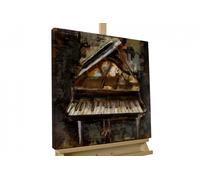 Metal 3D Relief Image 'HARMONIC SOUNDS' | Wall art | Decor 24x24x2inches