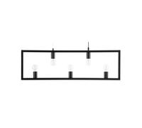 Metal 5 Light Pendant Lamp Black BAYAS