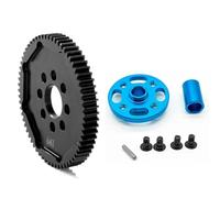 Metal 64T Spur Gear Big Gear RC Replacement Upgraded Parts for Seepd Up for TAMIYA TT-02 RC Car