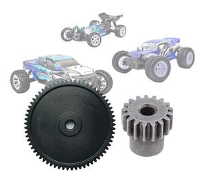 Metal 65T Spur & 17T Pinion Gear Compatible with FTX Vantage/Carnage/Bugsta, Integy, Quanum, VRX