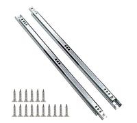 Metal 7.2 inch Drawer Slides, Ball Bearing Two Way Slide Track Rail 0.7 inch Wide 1 Pair
