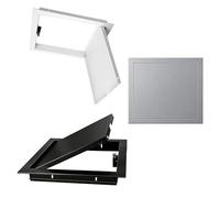 Metal Access Door Panel, Built-in Wall/Ceiling Access Door Cover, Magnetic Push-Pull Opening Mechanism, Easily Conceals Unsightly Holes(Gray,45x60cm)