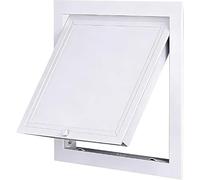 Metal Access Door with Button, Heavy Duty Inspection Cover for Wall or Ceiling, Attic Hatch Panel for Laundry Chute, Garage, Kitchen, Bathroom