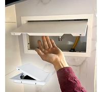 Metal Access Hatch with TouchOpen Function Roof/Boat/Bathtub Wall Door Drywall Crawl Space Entry with Magnetic Closure (40x60cm/16 x24)
