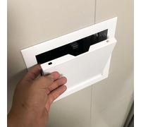 Metal Access Panel Click Open/Close Mechanism, White Access Door for Wall Ceiling Attic, Duct Wiring Wall Hole Cover, Touch Latch Easy Inspection(24x31in(60x80cm))