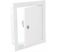 Metal Access Panel Door with Lock - Inspection Hatch Revision Door, ensures Durability and Security, Making it Ideal for Both Residential and Commercial Applications. (150mm x 200mm)