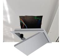 Metal Access Panel for Ceiling & Wall - Flush Mounted Inspection Door for Plumbing & Electric Meter Box - 60x60cm Gray Exhaust Pipe Hatch Cover