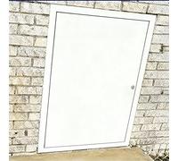 Metal Access Panel for Drywall，Aluminum Frame Wall Hole Cover Plumbing Access Doors Panel with Lock，White Service Hatch Cover Plates for Plumbing，Electrical Use(30x48in/76x122cm)