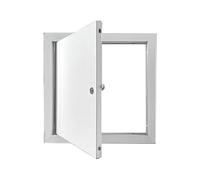 Metal Access Panel for Drywall Ceiling, Bathroom Services Access Hole Cover, Heavy-Duty Metal Attic Door Replaces Fragile Panels, for Drywall, Ceiling and Wall(20 * 20CM/7.8 * 7.8IN)