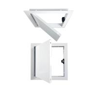 Metal Access Panel for Drywall Ceiling, Service Shaft Door Panel, Pipe Maintenance Inspection Hole Door Push-to-Open Magnetic Suction Decorative Cover(45x45cm(17.7x17.7in))