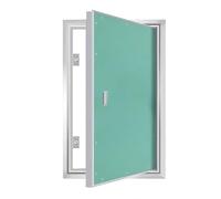 Metal Access Panel for Drywall, Paintable Attic Access Door with Handle, Heavy-Duty Aluminum Alloy Construction, Ideal for Plumbing and Utility Access